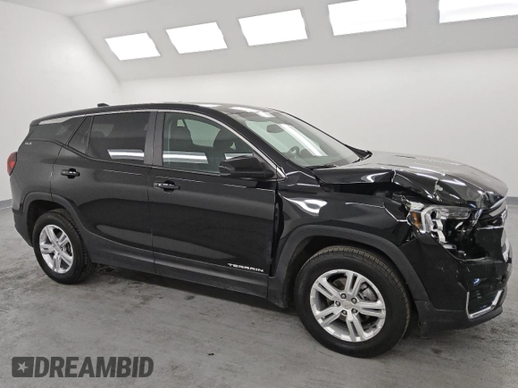 2024 GMC Terrain SLE with VIN 3GKALTEG9RL378065, listed as a Copart auction lot 51104295 with 21,280 mi miles and Clean Title. Bid and sale history available at DreamBid. Image 4.