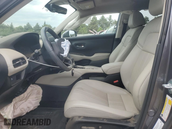 2024 Honda HR-V EX-L with VIN 3CZRZ2H72RM746142, listed as a Copart auction lot 59105515 with 10,962 mi miles and Salvage title. Bid and sale history available at DreamBid. Image 7.