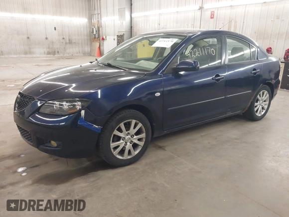 2008 Mazda Mazda3 i Touring Value with VIN JM1BK32F681170679, listed as a IAAI auction lot 42211170 with 129,051 mi miles. Bid and sale history available at carsss.com. Image 2.