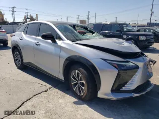 2023 Lexus RZ with VIN JTJAAAAB9PA008008, listed as a Copart auction lot 72086484 with 16,651 mi miles and Salvage Title. Bid and sale history available at carsss.com. Image 4.