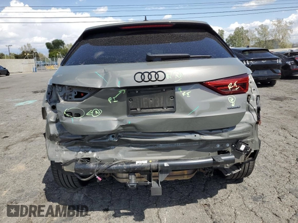 2021 Audi Q3 S line Premium Plus with VIN WA1EECF33M1006573, listed as a Copart auction lot 51449015 with 52,488 mi miles and Salvage Title. Bid and sale history available at carsss.com. Image 6.