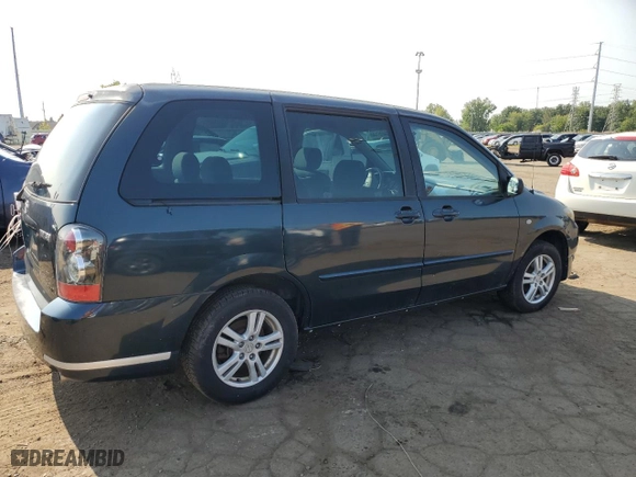2005 Mazda MPV LX with VIN JM3LW28A950534648, listed as a Copart auction lot 70476144 with 176,065 mi miles and Clean Title. Bid and sale history available at carsss.com. Image 3.