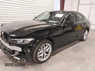 2025 BMW 3 Series 330i xDrive with VIN 3MW89CW03S8F07417, listed as a IAAI auction lot 41645759 with 1,345 mi miles. Bid and sale history available at carsss.com. Image 2.