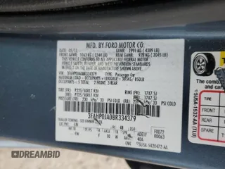2011 Ford Fusion SEL with VIN 3FAHP0JA0BR334379, listed as a Copart auction lot 48172745 with 91,445 mi miles and Salvage Title. Bid and sale history available at carsss.com. Image 12.