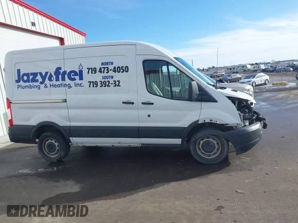 2017 Ford Transit with VIN 1FTYR1CM6HKA89795, listed as a IAAI auction lot 41654927 with 96,489 mi miles and . Bid and sale history available at DreamBid. Image 14.