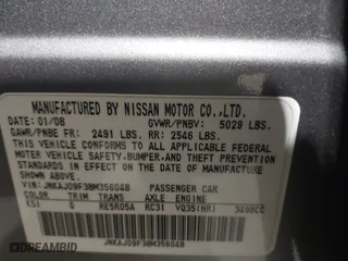 2008 Infiniti EX35 Journey with VIN JNKAJ09F38M356048, listed as a IAAI auction lot 41984628 with 125,714 mi miles. Bid and sale history available at carsss.com. Image 9.