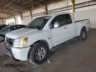 2004 Nissan Titan SE with VIN 1N6AA06B84N577326, listed as a Copart auction lot 59724355 with 179,549 mi miles and Salvage title. Bid and sale history available at DreamBid. Image 1.