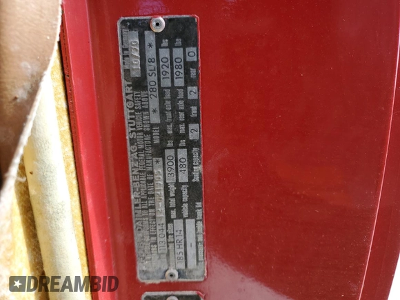 1971 Mercedes-Benz SL with VIN 11304412021905, listed as a Copart auction lot 76790644 with 39,936 mi miles and Salvage title. Bid and sale history available at DreamBid. Image 13.