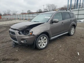 2012 Mitsubishi Outlander SE with VIN JA4AS3AW1CU007713, listed as a Copart auction lot 48419215 with 90,376 mi miles and Salvage Title. Bid and sale history available at carsss.com. Image 1.