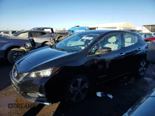 2019 Nissan LEAF SL Plus z VIN 1N4BZ1CP6KC318466, wystawiony jako Copart lot #41967455 z przebiegiem 83 048 mil mil oraz Szkoda całkowita • Salvage title. Historia ofert i sprzedaży dostępna na DreamBid. Obrazek 1.