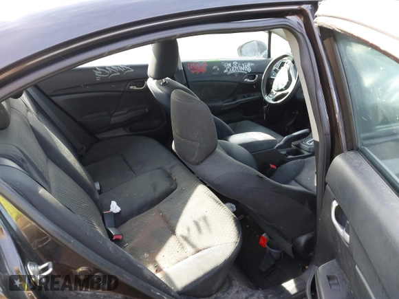2014 Honda Civic Sedan LX with VIN 2HGFB2F56EH515298, listed as a IAAI auction lot 41966680 with 88,120 mi miles. Bid and sale history available at carsss.com. Image 8.