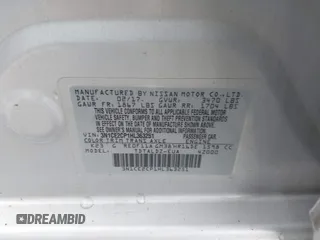 2017 Nissan Note SV with VIN 3N1CE2CP1HL363251, listed as a IAAI auction lot 42009208 with 111,339 mi miles and . Bid and sale history available at DreamBid. Image 9.