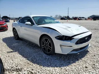 2020 Ford Mustang EcoBoost with VIN 1FA6P8TH5L5136904, listed as a Copart auction lot 47190875 with 128,050 mi miles and Salvage Title. Bid and sale history available at carsss.com. Image 4.
