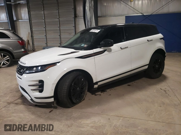 2024 Land Rover Range Rover Evoque Dynamic SE z VIN SALZL2FX5RH239324, wystawiony jako Copart lot #65816574 z przebiegiem 5 393 mil mil oraz Szkoda całkowita • Salvage title. Historia ofert i sprzedaży dostępna na DreamBid. Obrazek 1.