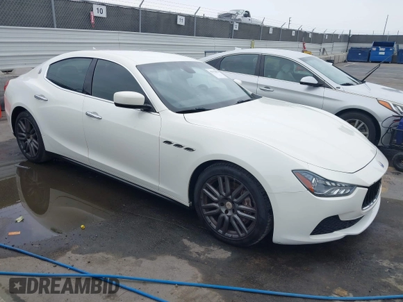 2015 Maserati Ghibli z VIN ZAM57XSA3F1154376, wystawiony jako IAAI lot #42373053 z przebiegiem 81 523 mil mil oraz . Historia ofert i sprzedaży dostępna na DreamBid. Obrazek 1.