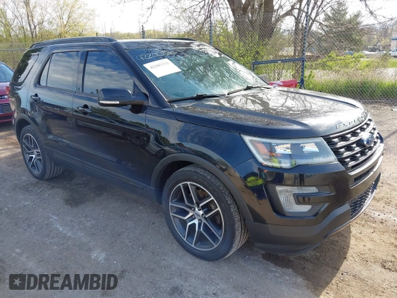 2016 Ford Explorer Sport with VIN 1FM5K8GT3GGC32250, listed as a IAAI auction lot 42205335 with 179,707 mi miles and . Bid and sale history available at carsss.com. Image 1.