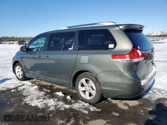 2012 Toyota Sienna LE AAS with VIN 5TDKK3DC2CS218077, listed as a Copart auction lot 88849855 with 208,853 mi miles and Clean Title. Bid and sale history available at carsss.com. Image 2.