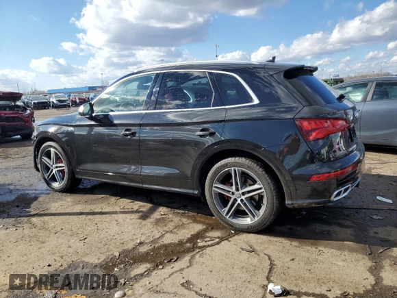 2018 Audi SQ5 Prestige with VIN WA1C4AFY3J2233830, listed as a Copart auction lot 46489625 with 68,752 mi miles and Clean Title. Bid and sale history available at DreamBid. Image 2.