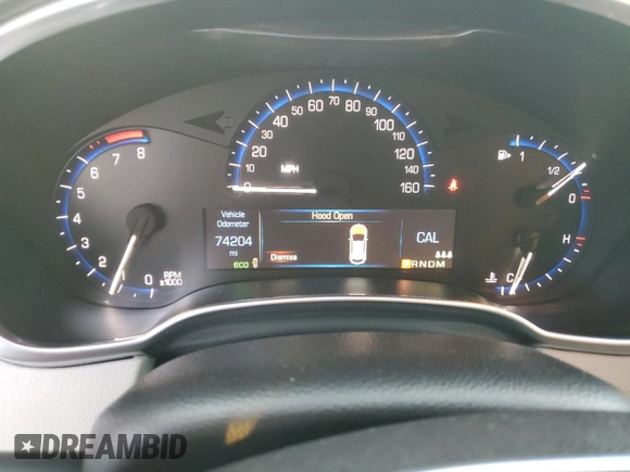 2016 Cadillac SRX Luxury Collection with VIN 3GYFNBE35GS558241, listed as a Copart auction lot 85067484 with 74,204 mi miles and Salvage title. Bid and sale history available at DreamBid. Image 9.