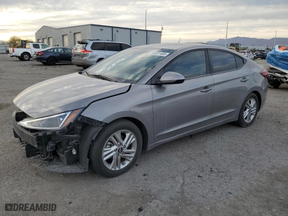 2020 Hyundai Elantra Value Edition with VIN KMHD84LF3LU903642, listed as a Copart auction lot 46331485 with 44,623 mi miles and Salvage Title. Bid and sale history available at carsss.com. Image 1.