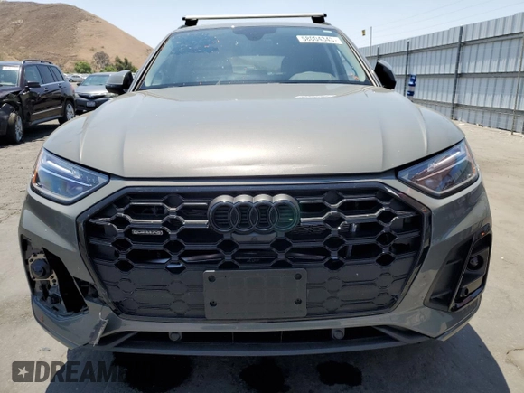 2023 Audi Q5 S line Premium Plus with VIN WA1E2AFYXP2109190, listed as a Copart auction lot 58004343 with 3,338 mi miles and . Bid and sale history available at DreamBid. Image 5.