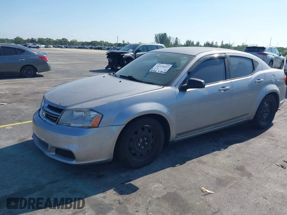 2014 Dodge Avenger SE z VIN 1C3CDZABXEN144465, wystawiony jako IAAI lot #42329687 z przebiegiem 183 368 mil mil oraz . Historia ofert i sprzedaży dostępna na DreamBid. Obrazek 2.