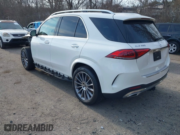 2022 Mercedes-Benz GLE 350 with VIN 4JGFB4KB9NA710781, listed as a IAAI auction lot 41723343 with 47,316 mi miles and . Bid and sale history available at DreamBid. Image 3.