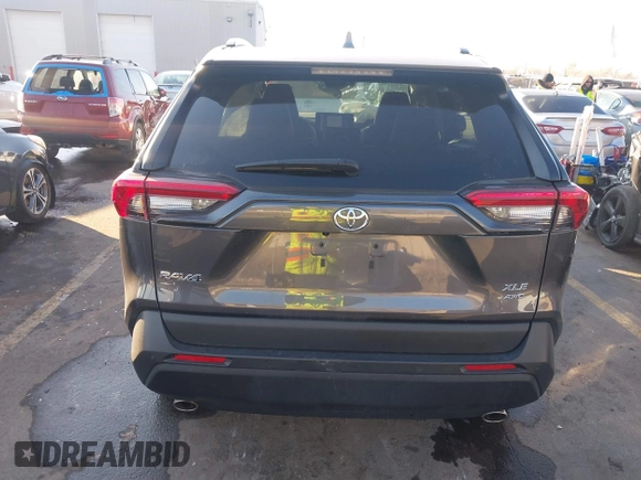 2023 Toyota RAV4 XLE Premium with VIN 2T3A1RFV4PW395136, listed as a IAAI auction lot 41462676 with 22,662 mi miles. Bid and sale history available at carsss.com. Image 16.