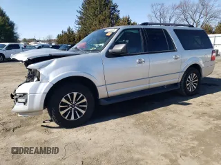 2015 Ford Expedition EL XLT with VIN 1FMJK1JT4FEF00294, listed as a Copart auction lot 46690405 with 138,145 mi miles and Salvage Title. Bid and sale history available at carsss.com. Image 1.