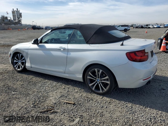 2016 BMW 2 Series 228i with VIN WBA1K9C53GV710711, listed as a Copart auction lot 47109645 with 90,058 mi miles and Salvage Title. Bid and sale history available at carsss.com. Image 2.