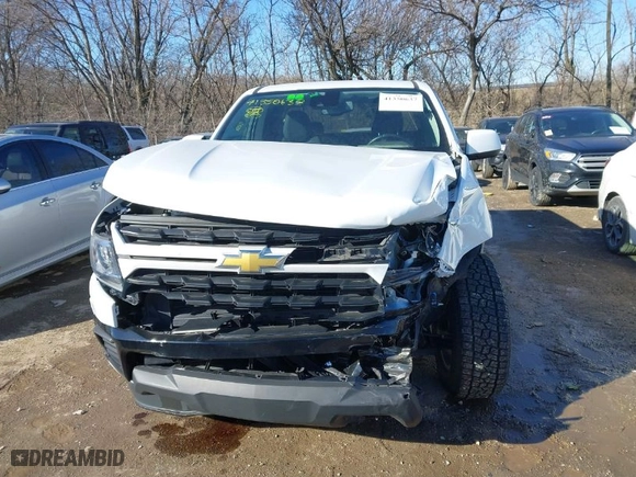 2021 Chevrolet Colorado 2WD LT with VIN 1GCHSCEA0M1159343, listed as a IAAI auction lot 41350637 with 35,529 mi miles. Bid and sale history available at carsss.com. Image 12.