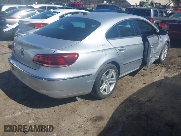 2013 Volkswagen CC Sport with VIN WVWBN7AN3DE553523, listed as a IAAI auction lot 41661320 with 95,085 mi miles and . Bid and sale history available at DreamBid. Image 4.
