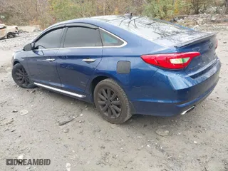 2016 Hyundai Sonata 2.4L Sport with VIN 5NPE34AF0GH345663, listed as a IAAI auction lot 40961498 with 106,644 mi miles. Bid and sale history available at carsss.com. Image 3.