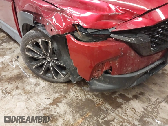 2023 Mazda CX-50 S Premium Plus with VIN 7MMVABEM8PN105411, listed as a IAAI auction lot 41378915 with 34,866 mi miles and . Bid and sale history available at DreamBid. Image 6.