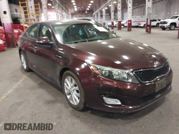 2015 Kia Optima EX with VIN 5XXGN4A70FG351257, listed as a IAAI auction lot 42485314 with 94,579 mi miles and . Bid and sale history available at DreamBid. Image 1.