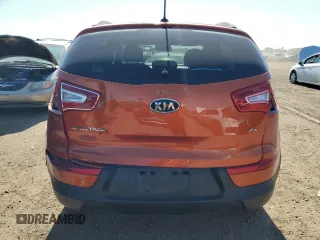 2011 Kia Sportage EX with VIN KNDPCCA25B7101455, listed as a Copart auction lot 63502445 with 93,274 mi miles and Salvage title. Bid and sale history available at DreamBid. Image 6.