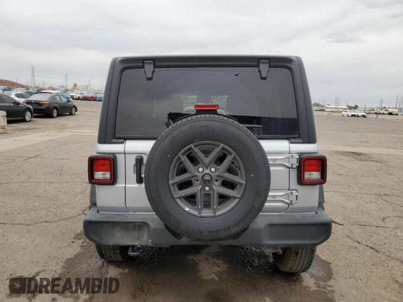 2024 Jeep Wrangler Sport S with VIN 1C4PJXDN6RW297747, listed as a Copart auction lot 52805075 with 17,002 mi miles and Clean title. Bid and sale history available at DreamBid. Image 6.
