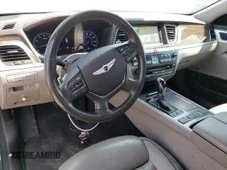 2015 Hyundai Genesis 3.8L with VIN KMHGN4JE4FU100357, listed as a Copart auction lot 68317214 with 89,137 mi miles and Salvage Title. Bid and sale history available at carsss.com. Image 8.