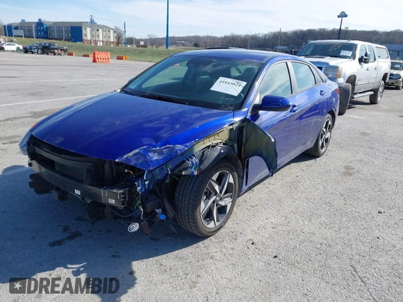 2023 Hyundai Elantra SEL with VIN KMHLS4AG8PU617185, listed as a IAAI auction lot 41843024 with 24,365 mi miles and . Bid and sale history available at DreamBid. Image 17.