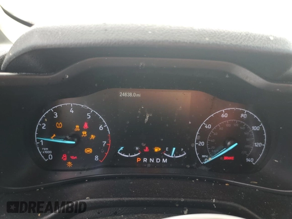 2021 Ford Transit Connect XLT with VIN NM0GE9F28M1500501, listed as a Copart auction lot 50764445 with 24,638 mi miles and Salvage title. Bid and sale history available at DreamBid. Image 9.