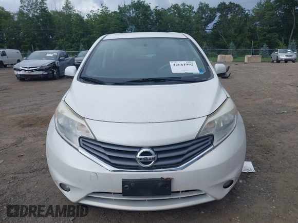 2014 Nissan Note S with VIN 3N1CE2CP3EL411201, listed as a IAAI auction lot 42661992 with 164,221 mi miles and . Bid and sale history available at DreamBid. Image 6.