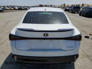 2024 Lexus IS 350 F Sport with VIN JTHGZ1B24R5075808, listed as a Copart auction lot 56890975 with 8,781 mi miles and Salvage title. Bid and sale history available at DreamBid. Image 6.