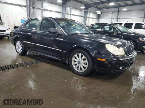 2004 Hyundai Sonata GLS with VIN KMHWF35H74A065531, listed as a Copart auction lot 58972164 with 96,352 mi miles and Salvage Title. Bid and sale history available at carsss.com. Image 4.