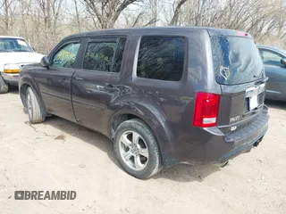 2013 Honda Pilot EX-L with VIN 5FNYF4H6XDB058237, listed as a IAAI auction lot 41898198 with 143,518 mi miles and . Bid and sale history available at carsss.com. Image 3.