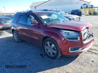 2015 GMC Acadia Denali z VIN 1GKKVTKD0FJ366771, wystawiony jako IAAI lot #40847496 z przebiegiem 168 759 mil mil oraz . Historia ofert i sprzedaży dostępna na DreamBid. Obrazek 1.