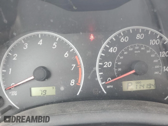 2012 Toyota Corolla L with VIN 2T1BU4EE4CC892711, listed as a Copart auction lot 55992835 with 114,194 mi miles and Salvage Title. Bid and sale history available at DreamBid. Image 9.