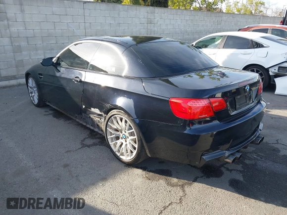 2011 BMW M3 with VIN WBSDX9C50BE584780, listed as a IAAI auction lot 41603749 with 156,141 mi miles. Bid and sale history available at carsss.com. Image 3.