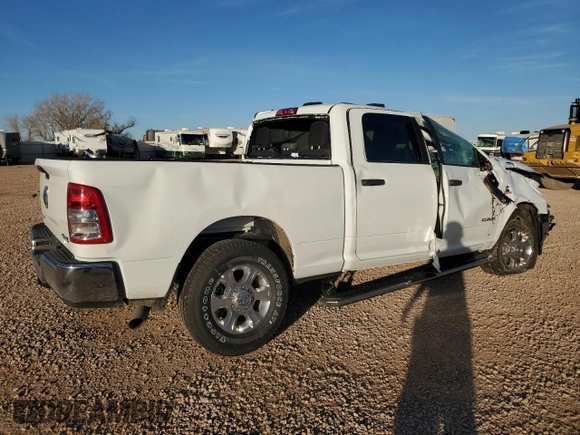 2024 Ram 2500 Big Horn with VIN 3C6UR5DL7RG349374, listed as a Copart auction lot 79817554 with 1,677 mi miles and Salvage Title. Bid and sale history available at carsss.com. Image 3.