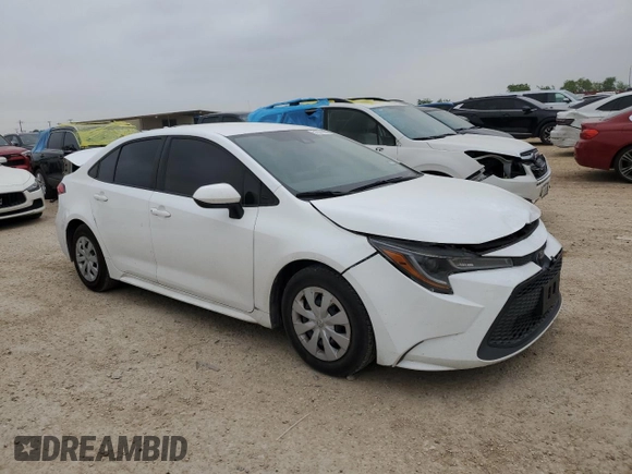 2021 Toyota Corolla L with VIN 5YFDPMAE2MP200095, listed as a Copart auction lot 51287355 with 61,471 mi miles and Salvage Title. Bid and sale history available at DreamBid. Image 4.
