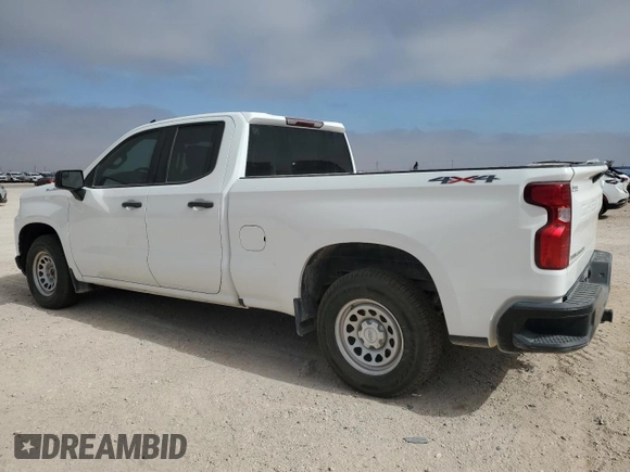 2020 Chevrolet Silverado 1500 Work Truck with VIN 1GCRYAEF0LZ166814, listed as a Copart auction lot 44057915 with 105,084 mi miles and Clean Title. Bid and sale history available at carsss.com. Image 2.